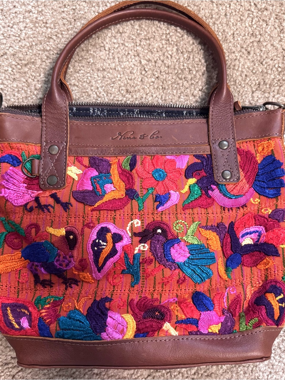 Nena & Co. mini TPB cafe leather